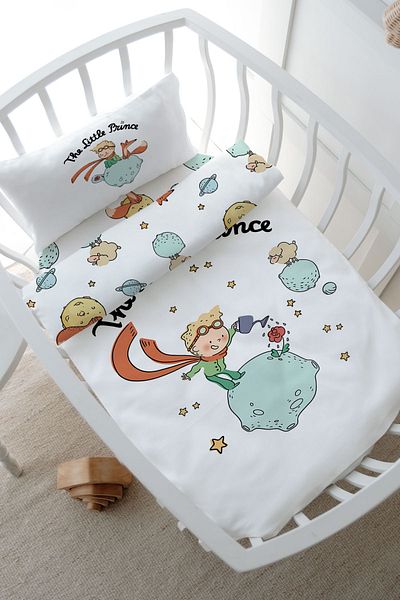 Tuğba Kuğu Pure Baby Series - Little Prince Park Bed Duvet Cover Set (80X120)