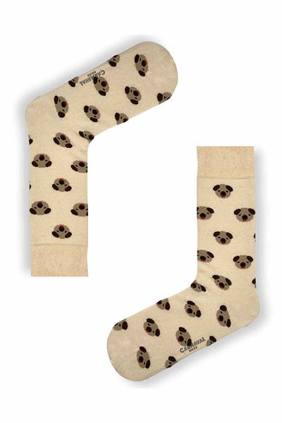 CARNAVAL SOCKS Комплект от 6 чорапи с шарки на различни животни