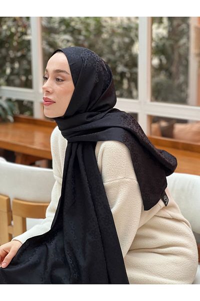 Modakaşmir Silky Jacquard Series Bubble Pattern Shawl