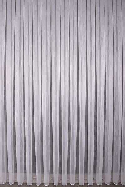 Setekshome 1X3 Close Pleat Tulle Curtain - 1St Quality Off White V6 Ds:14337