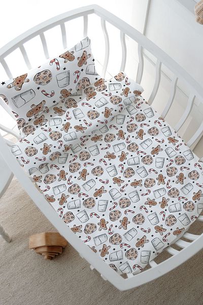 Tuğba Kuğu 80X120 Iconic Park Bed Duvet Cover Set - Cookie and Milk