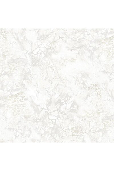 Adawall ROKA 23101-1 MERMER DESENLİ BEYAZ SEDEFLİ DUVAR KAĞIDI 16,5 m2