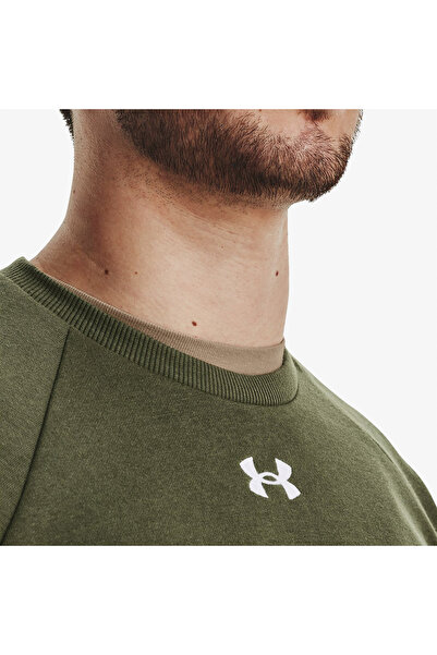 Under Armour Ανδρικό πράσινο φούτερ Rival Fleece