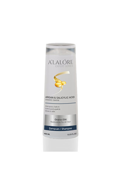 ALALORE Expert Argan & Salıcylıc Asit Yıpranmış Saçlar İçin Onarıcı Bakım Şampuanı - 400 ml
