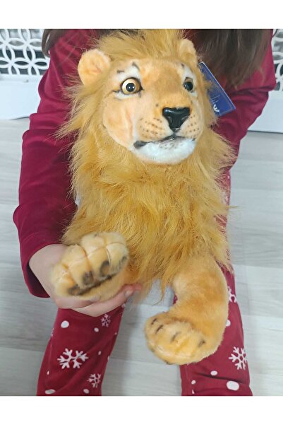 LRS STORE لعبة أسد قطيفة عالية الجودة - ليون واقعية للغاية 60 سم
