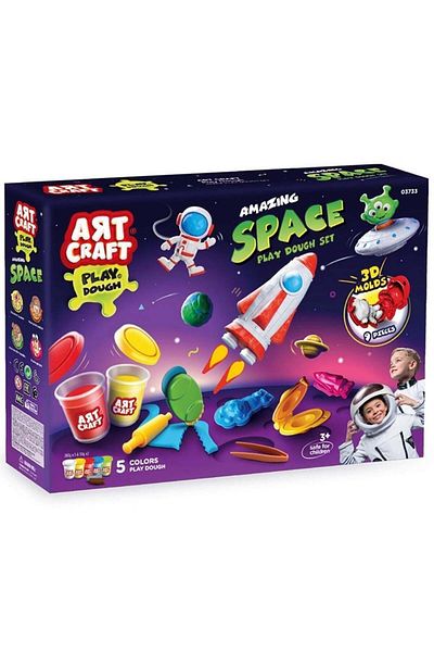 Dede Oyuncak Incredible Space Play Dough Set 380 g 03733