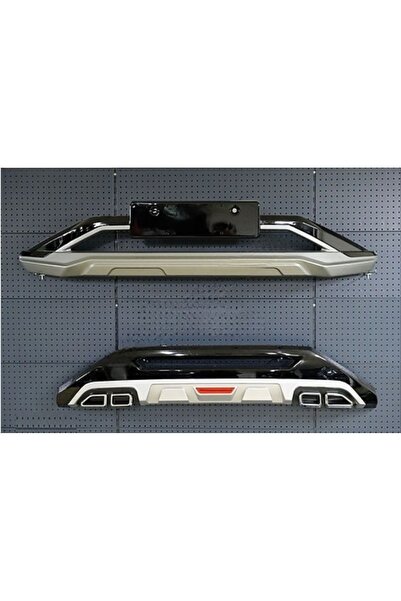 OLED GARAJ Hyundai Tucson 2021 Için Uyumlu Ön Ve Arka Tampon Koruma Seti Parl...