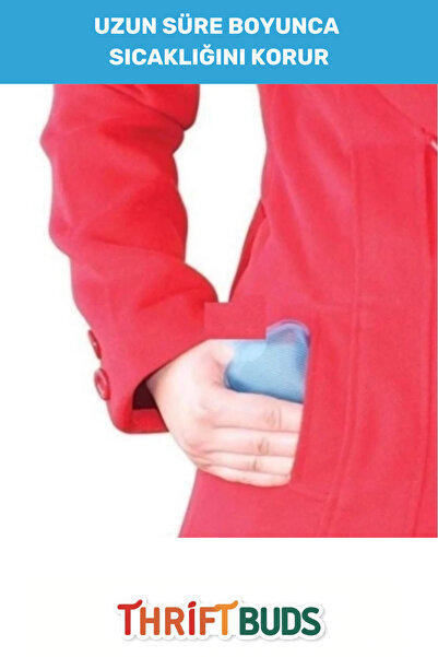 Thriftbuds Özel Üretim Soğuk Havada El Isıtıcısı Sıcak Tutan Termal Torba Kare Şeklinde Jel Isıtıcı Cep Sobası