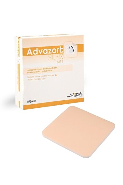 Advancis Medical UK -eksüda Giderici Ince Köpük Yara Örtüsü-advazorb Silfix L...
