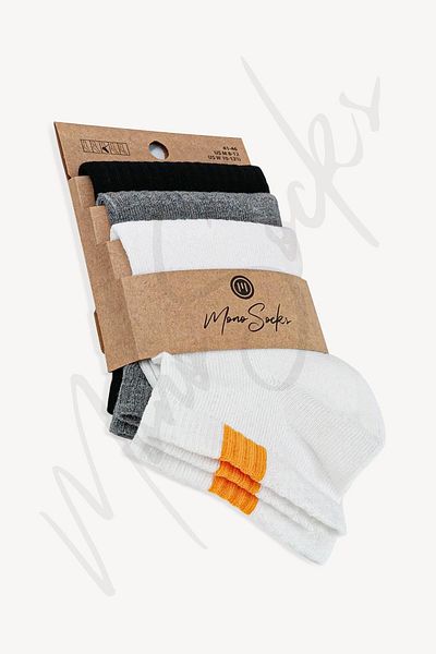 Mono Socks - Αθλητικά μποτάκια Κάλτσες με 3 λάστιχα