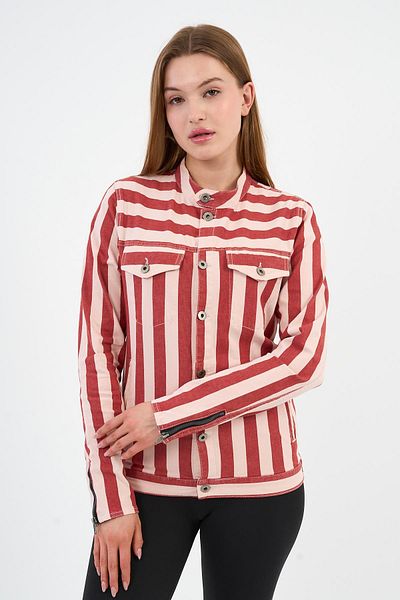 ALEXANDERGARDI Jacket Coat with Pockets and Buttoned Sleeves and Zipper Detail ( 880124 )