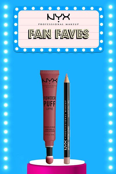 NYX Professional Makeup Powder Puff Lippie Lip Cream - Squad Goals 04& Slim Lip Pencil