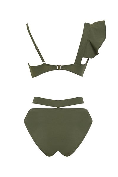 SAILOR moda Volant-Bikini-Set mit V-Ausschnitt