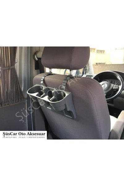 caralp Gray Car Seat and Headboard Cup Holder