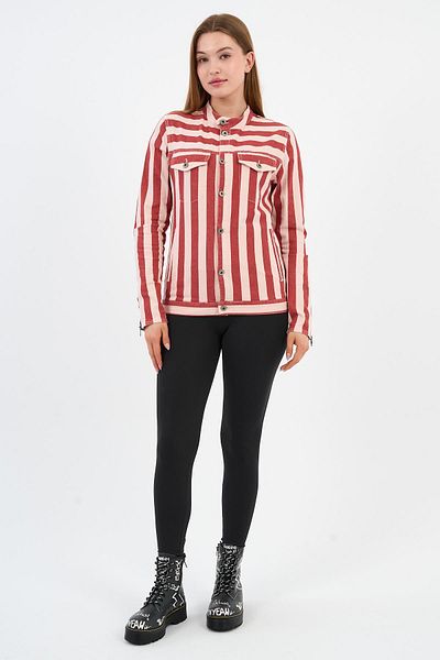 ALEXANDERGARDI Jacket Coat with Pockets and Buttoned Sleeves and Zipper Detail ( 880124 )