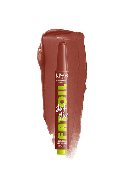 NYX Professional Makeup Slim Lip Pencil - Natural 10&  Fat Oil Slick Click - Link in my Bio