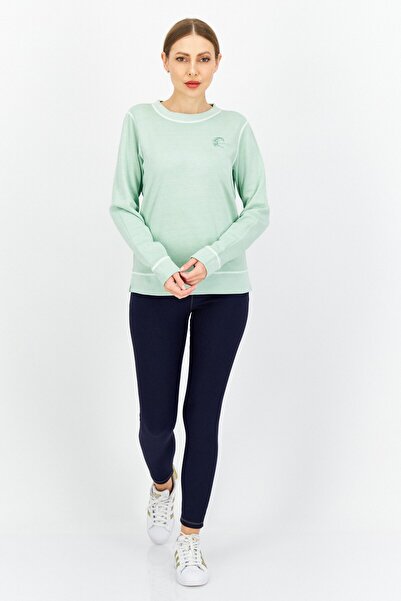 O'Neill Women Crew Neck Brand Logo Sweatshirt, Green