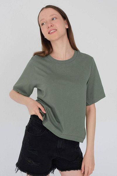 Addax T-shirt Crew Neck Basic P1002-e8