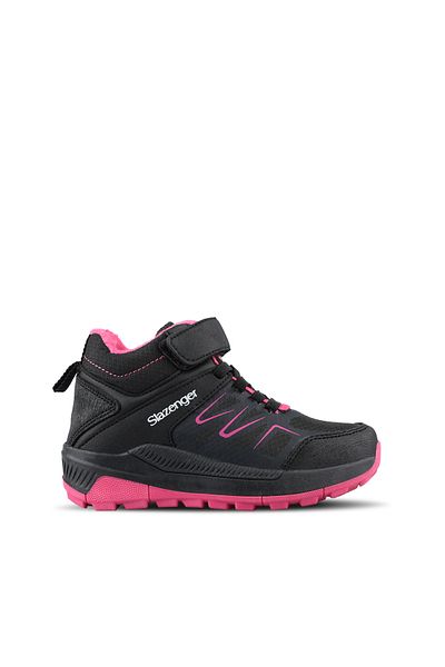 Slazenger Kenton I Unisex Παιδικές Μπότες Μαύρες / Φούξια