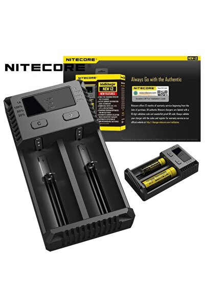 Nitecore New I2 / I2 Li-ion Nı-cd Nı-mh 18650 Pil Şarj Aleti