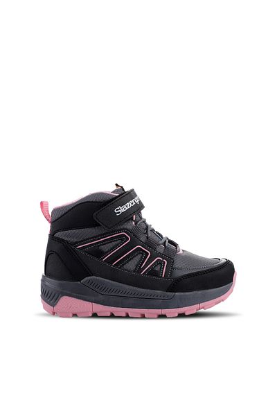 Slazenger Kephas In Girl's Boots Σκούρο Γκρι / Ροζ