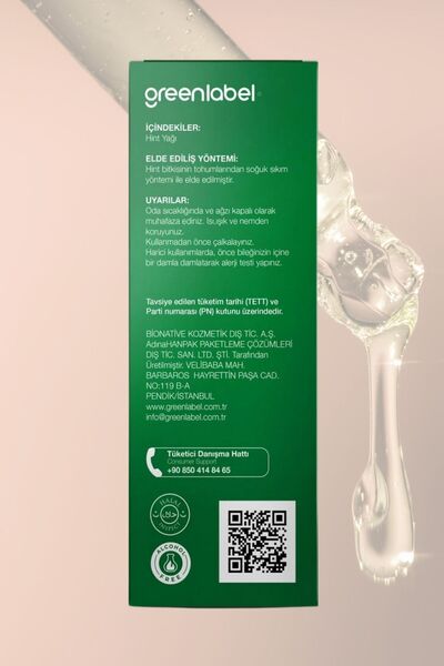 Greenlabel Hint Yağı 50 Ml.