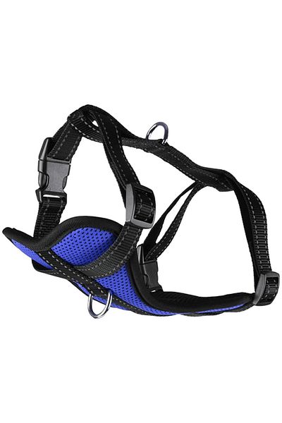 Flamingo Milou Chest Collar Blue S 30-45cm 15mm