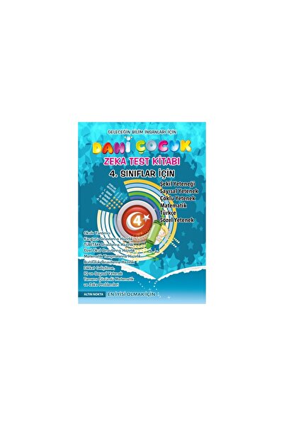 Altın Nokta Yayınevi 4. Sınıf Dahi Çocuk Kanguru Olimpiyat Zeka Kitabı