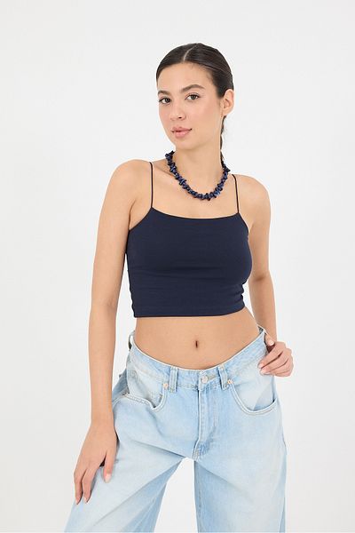 Addax Crop Bustier with Thin Straps B11957-R2