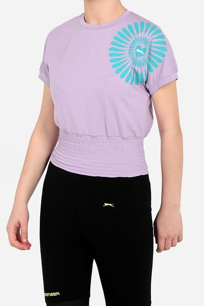 Slazenger Tricou pentru fetiță Porcıa Liliac
