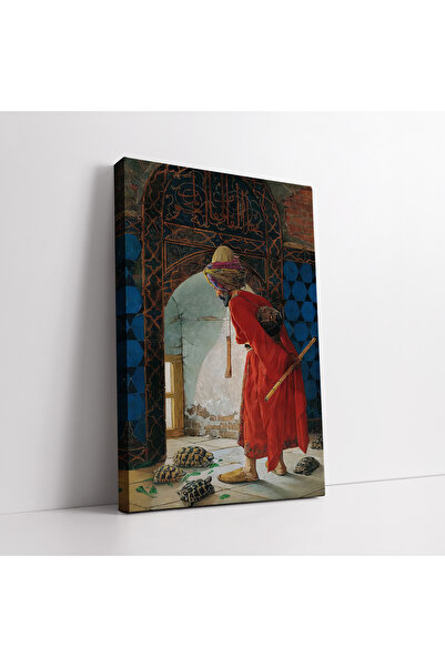 KOSS Dijital Ressamlardan Osman Hamdi Bey Kaplumbağa Terbiyecisi Klasik Sanat...