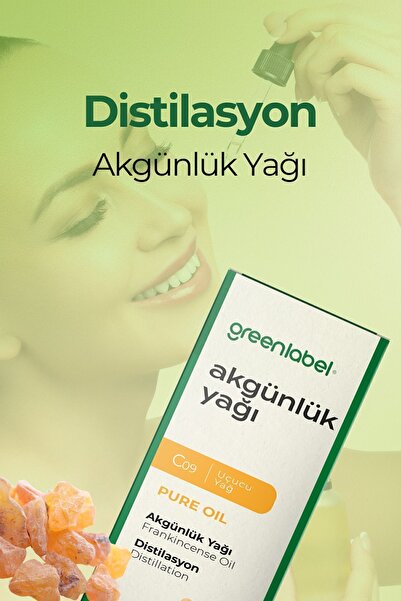 Greenlabel Akgünlük Yağı %100 Doğal Ve Saf Yatıştırıcı, Rahatlatıcı 20ml