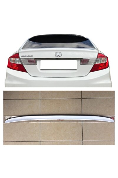 caralp Honda Civic Fb7 12-16 Uyumlu  Bagaj Üstü Spoiler Bagaj Çıtası Parlak B...