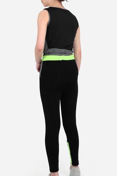 Slazenger Σετ κοριτσίστικη φόρμα Desi Μαύρο