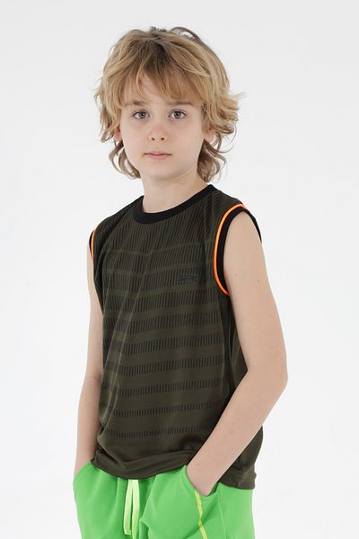 Slazenger Boy's Khaki T-Shirt - Daiva