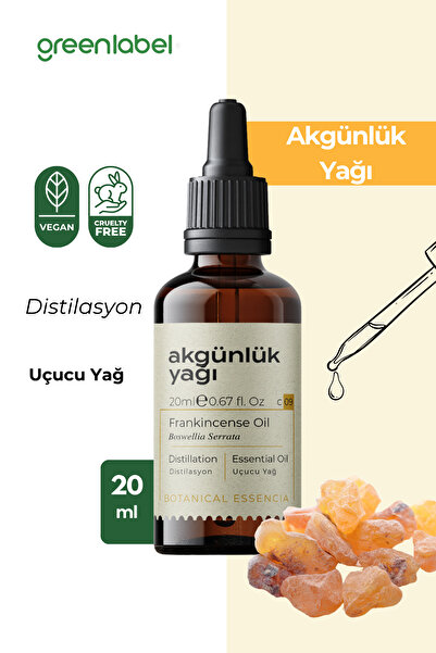 Greenlabel Akgünlük Yağı %100 Doğal Ve Saf Yatıştırıcı, Rahatlatıcı 20ml