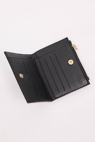 Addax Zippered Snap Closure Wallet CZDN119