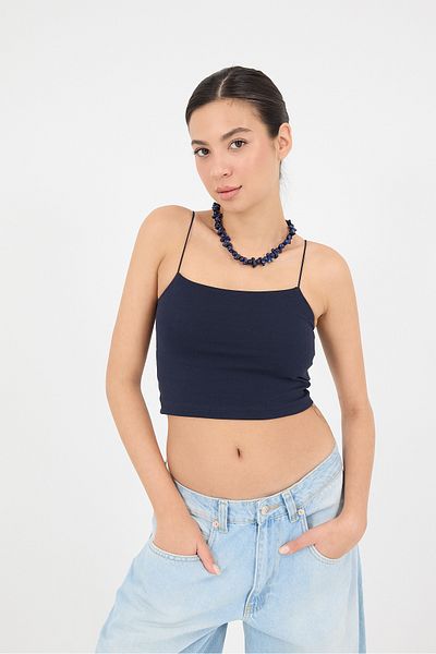 Addax Crop Bustier with Thin Straps B11957-R2