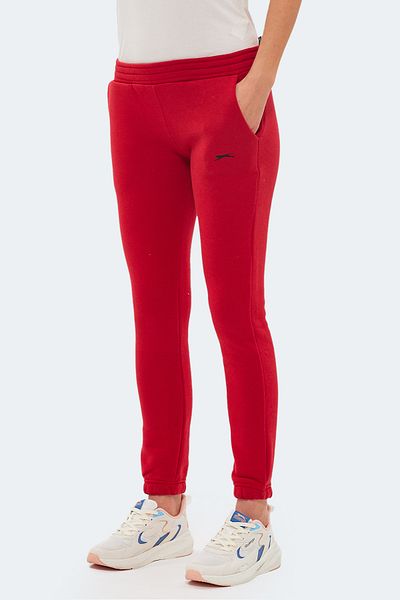 Slazenger Pantaloni de trening Kevork pentru femei, roșii