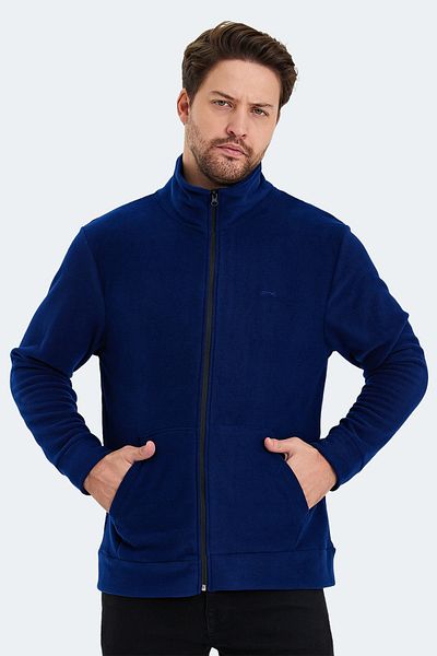 Slazenger Ανδρικό φούτερ St21we058-400 Sansa Navy Blue