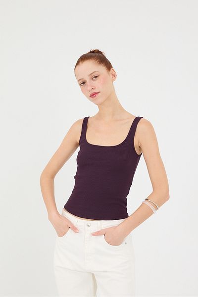 Addax Basic Thick Strap Tank Top - A13404-J5