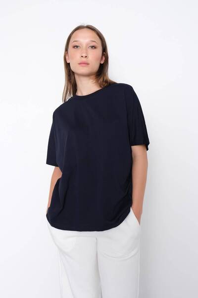 Addax Κοντομάνικο Oversize Basic T-shirt P0730-J6J7Y4