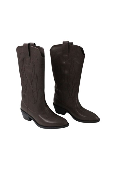 ENDİCAN 277 1194 Kadın Kovboy Çizme KAHVE