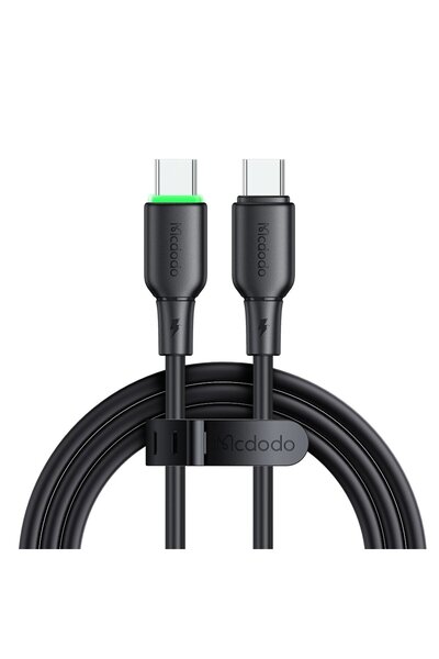 Mcdodo CA-4771 65W USB-C TO USB-C ŞARJ VE DATA KABLOSU- 1.2M SİYAH