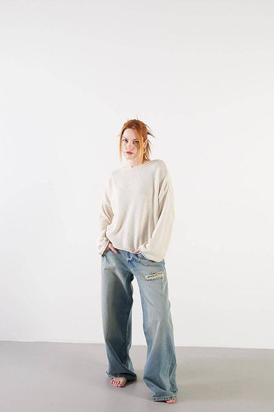 Addax Boat Neck Knitwear Sweater K10237-A5