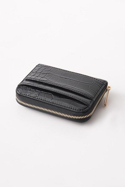 Addax Textured Zipper Closure Wallet Czdn83-F7