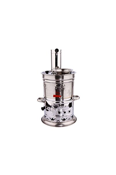 Bayraktar Odunlu 10LT Tek Musluklu Paslanmaz Semaver