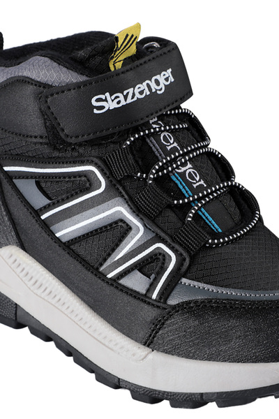 Slazenger KEPHAS IN Çocuk Cırt Cırtlı Siyah / Beyaz Bot