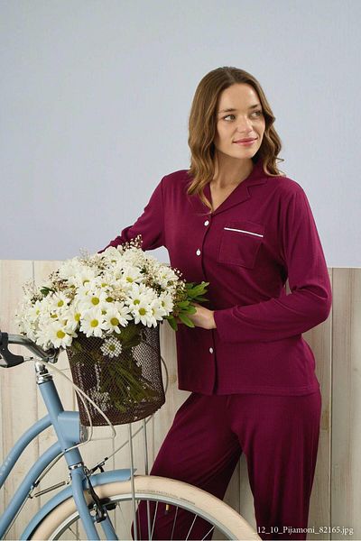Pijamoni Fuchsia Dublin Women's Seasonal Pajama Set