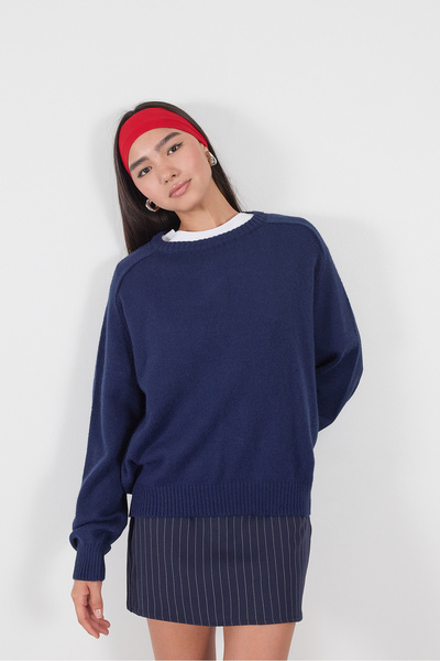 Addax Велосипедна комір Basic Трикотажний светр K3416-C1